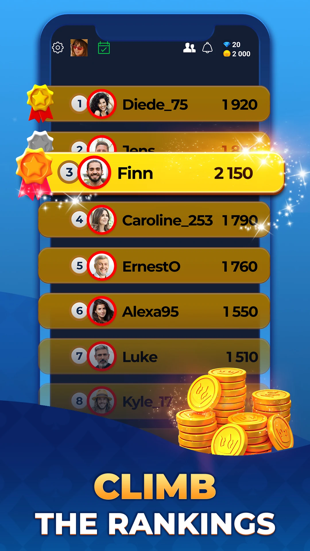 VIP Games: Gin Rummy, Hearts screenshot